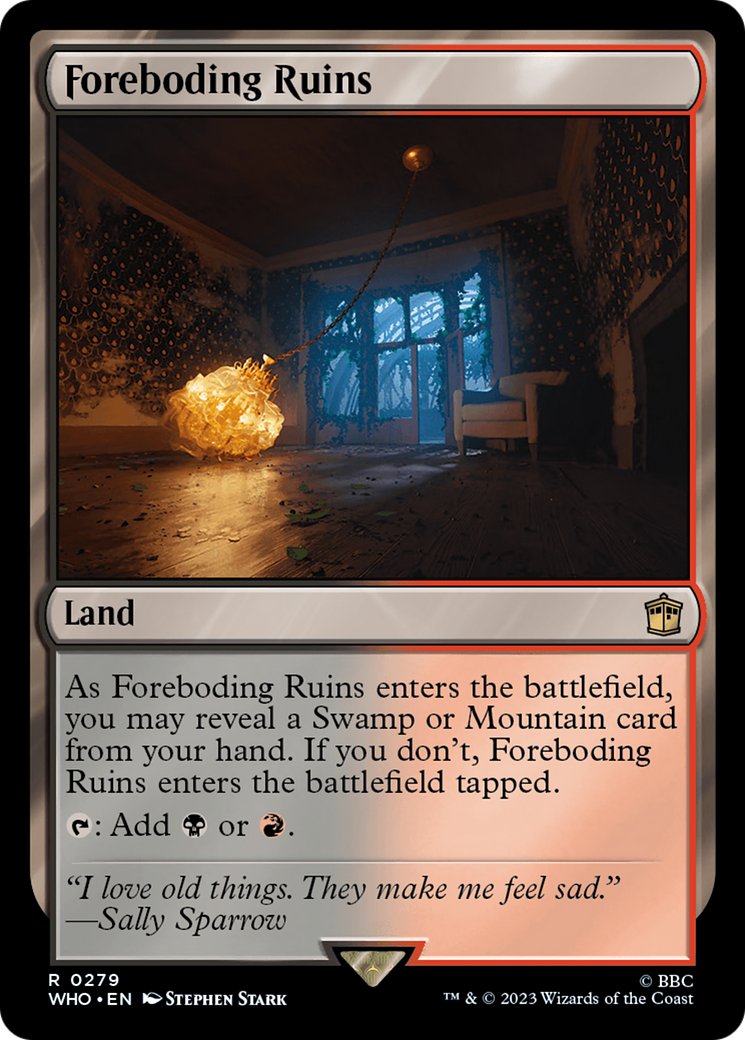 Magic: The Gathering - Foreboding Ruins - Doctor Who