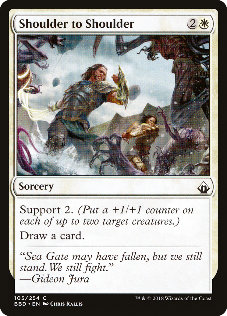 Magic: The Gathering - Shoulder to Shoulder Foil - Battlebond