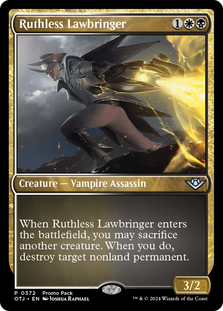 Magic: The Gathering - Ruthless Lawbringer Foil - Outlaws of Thunder Junction