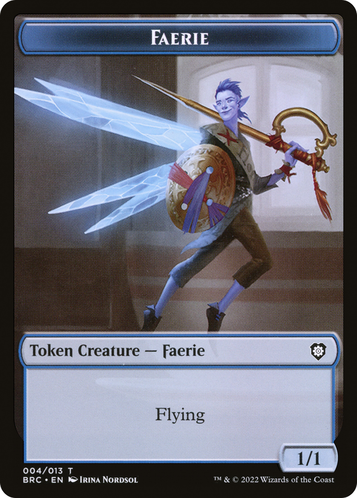 Magic: The Gathering - Faerie Token - The Brothers' War Commander Tokens