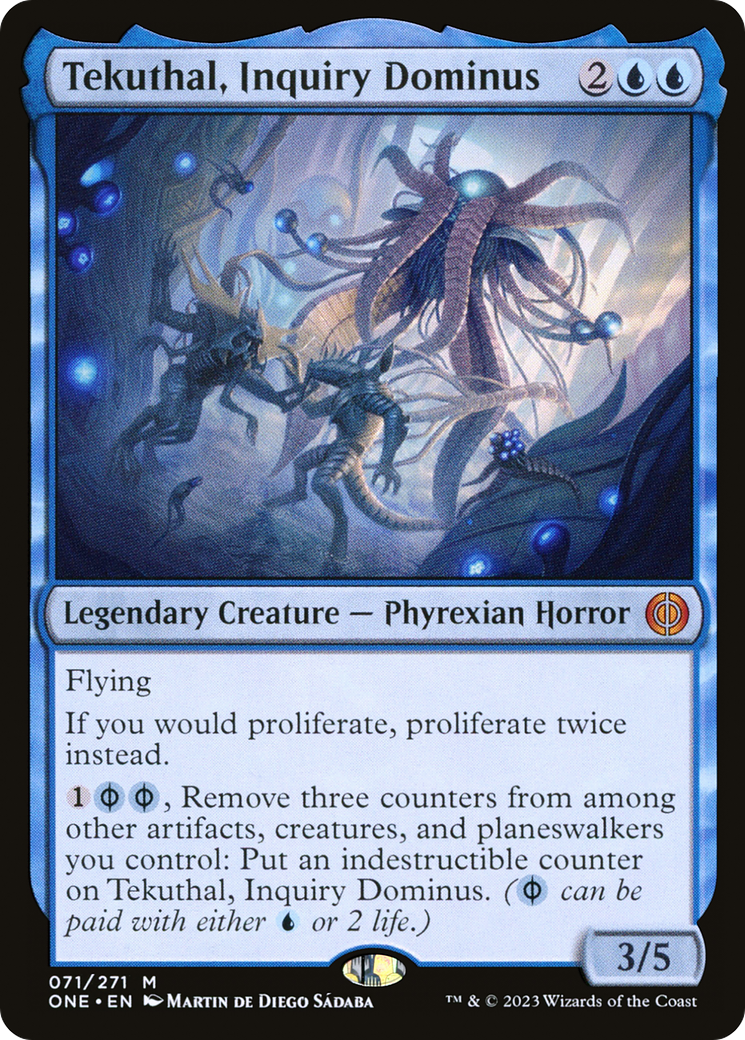 Magic: The Gathering - Tekuthal, Inquiry Dominus Foil - Phyrexia: All Will Be One