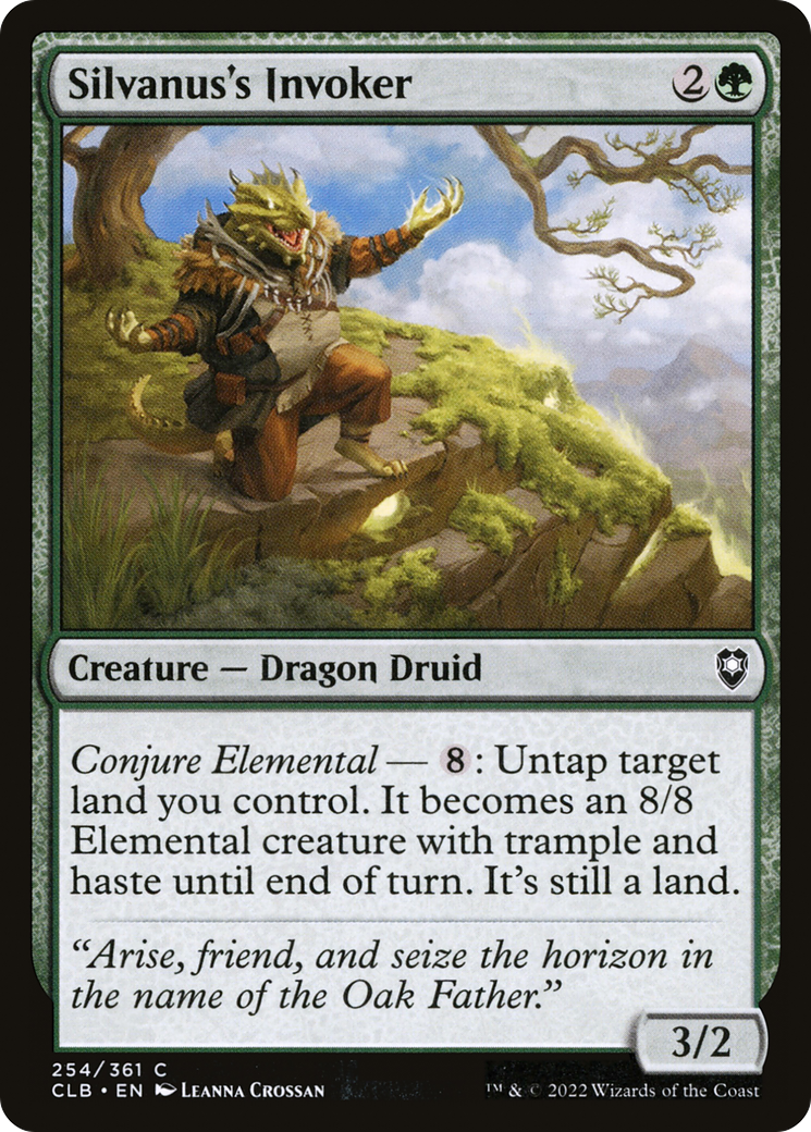 Magic: The Gathering - Silvanus's Invoker - Commander Legends: Battle for Baldur's Gate