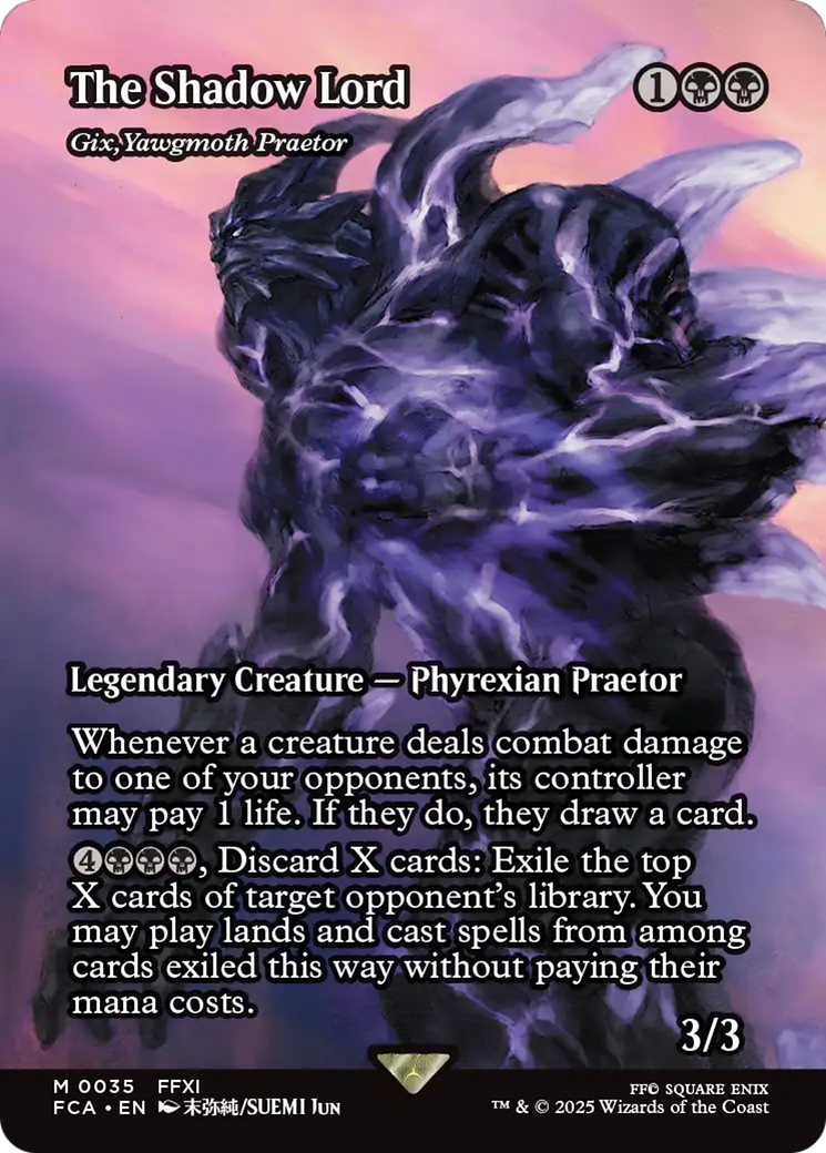 Magic: The Gathering - Gix, Yawgmoth Praetor - Final Fantasy: Through the Ages