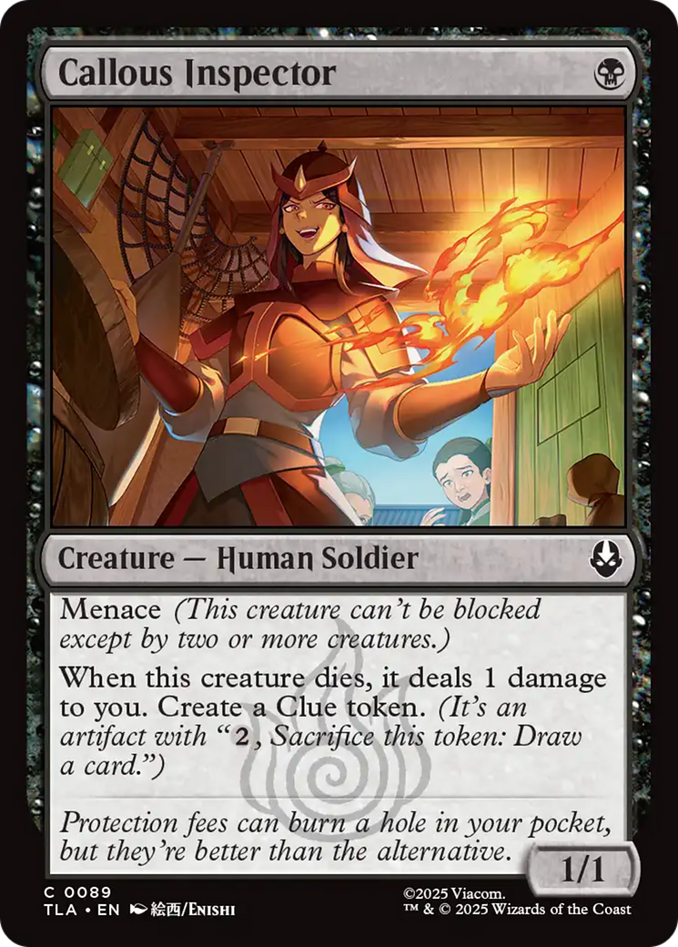 Magic: The Gathering - Callous Inspector Foil - Avatar: The Last Airbender
