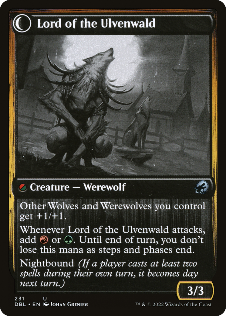 Magic: The Gathering - Kessig Naturalist // Lord of the Ulvenwald - Innistrad: Double Feature