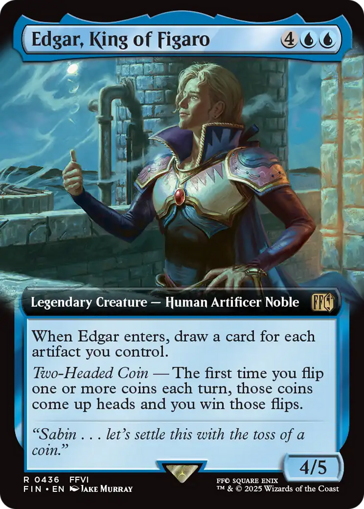 Magic: The Gathering - Edgar, King of Figaro Foil - Final Fantasy