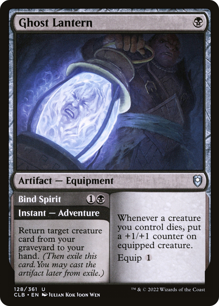 Magic: The Gathering - Ghost Lantern // Bind Spirit - Commander Legends: Battle for Baldur's Gate