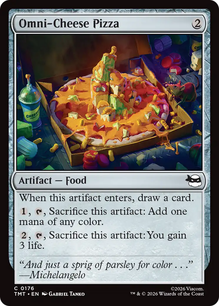Magic: The Gathering - Omni-Cheese Pizza - Teenage Mutant Ninja Turtles