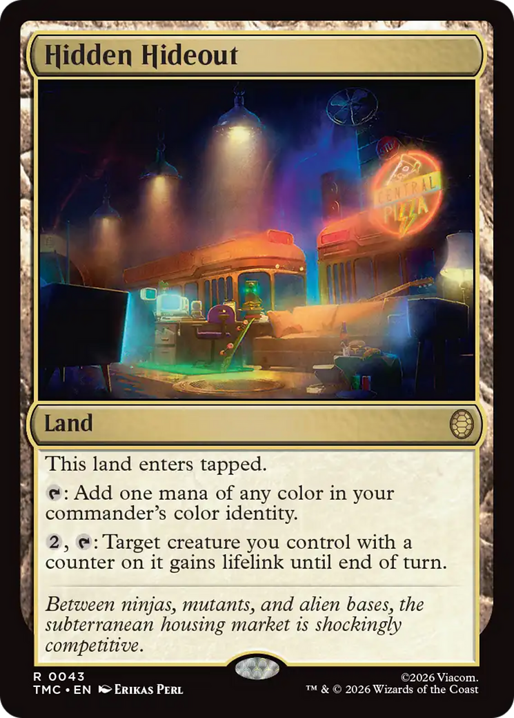 Magic: The Gathering - Hidden Hideout - Teenage Mutant Ninja Turtles Eternal