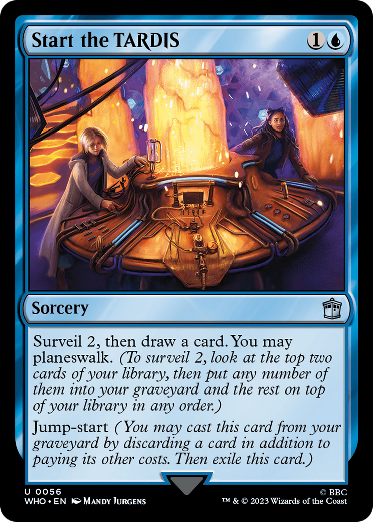 Magic: The Gathering - Start the TARDIS Foil - Doctor Who