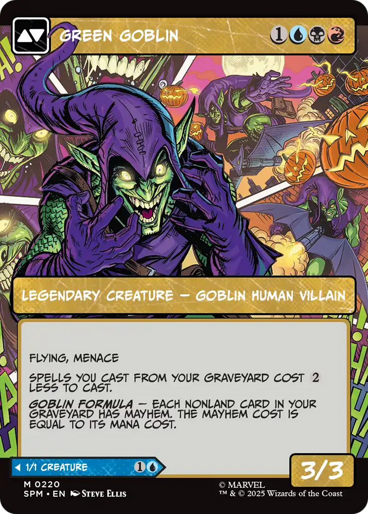Magic: The Gathering - Norman Osborn // Green Goblin Foil - Marvel's Spider-Man