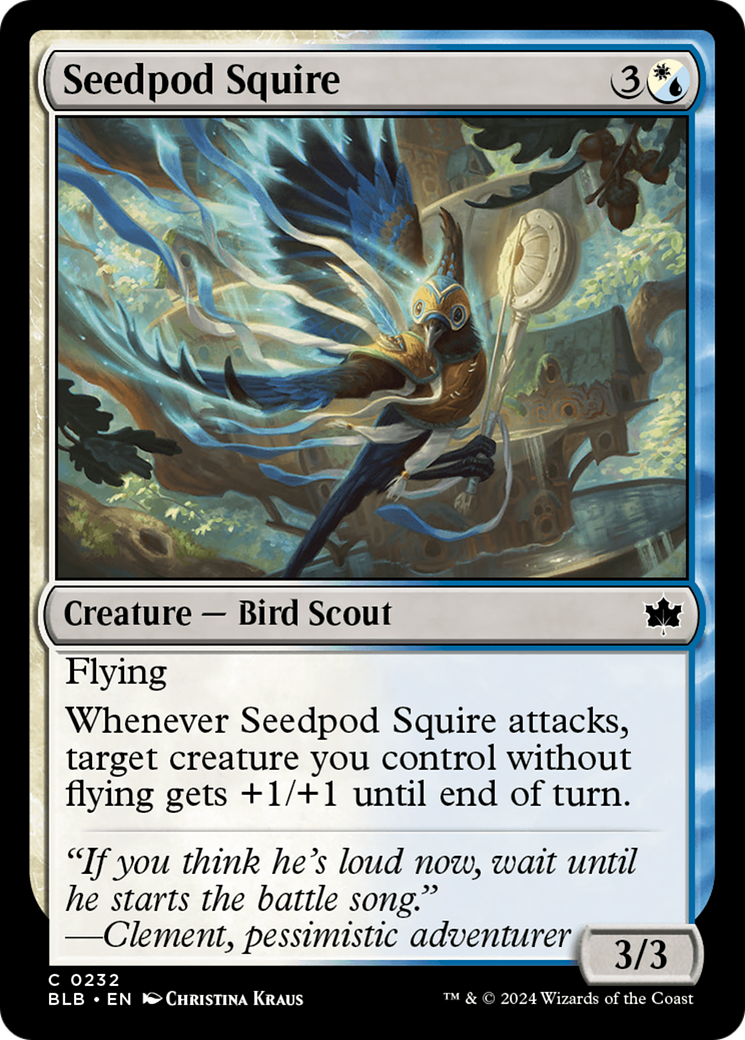 Magic: The Gathering - Seedpod Squire Foil - Bloomburrow