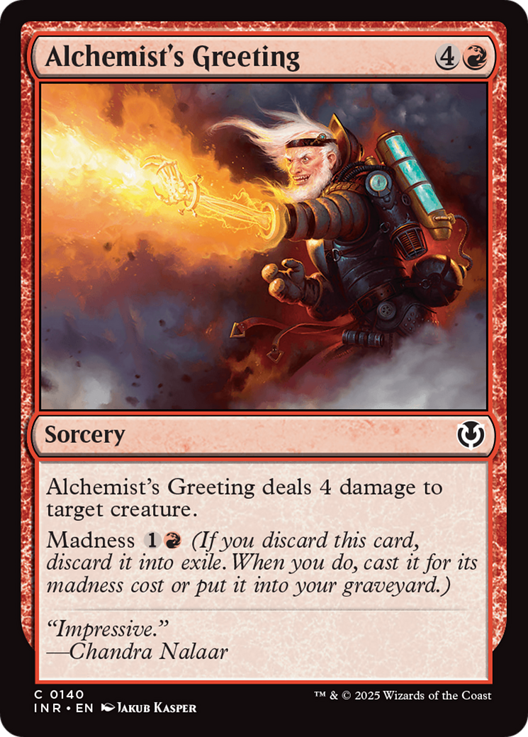 Magic: The Gathering - Alchemist's Greeting Foil - Innistrad Remastered