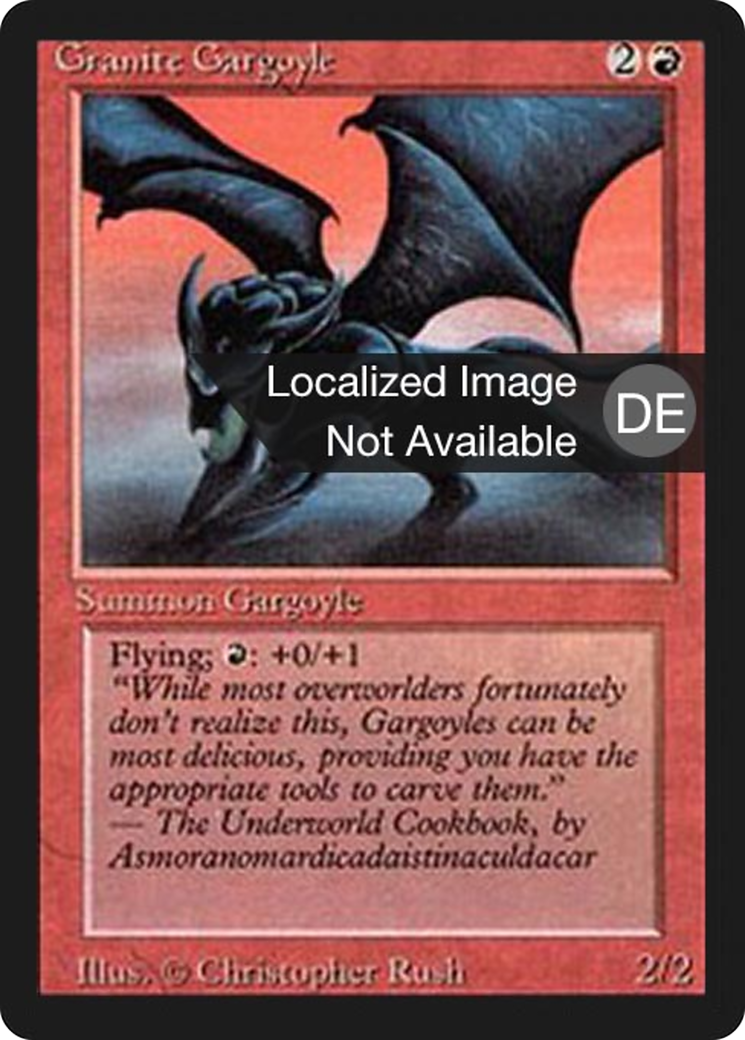 Magic: The Gathering - Granitgargoyle - Foreign Black Border