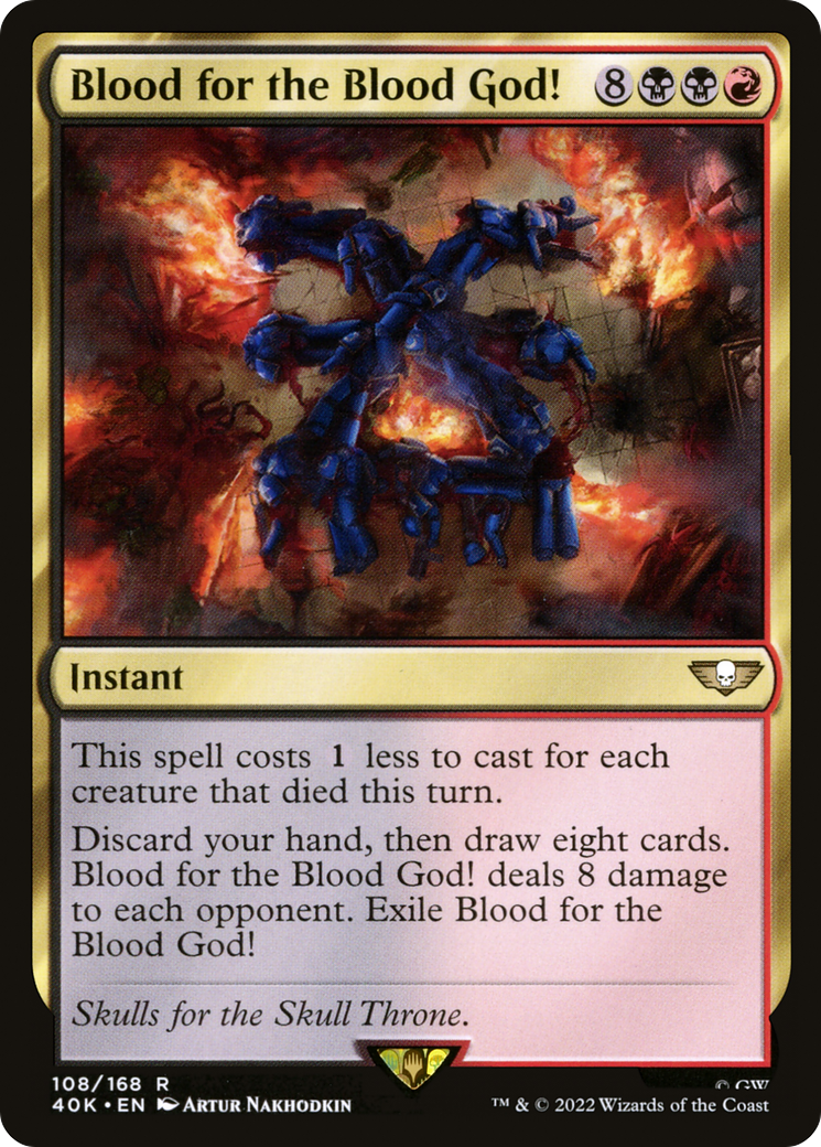 Magic: The Gathering - Blood for the Blood God! - Warhammer 40000 Commander