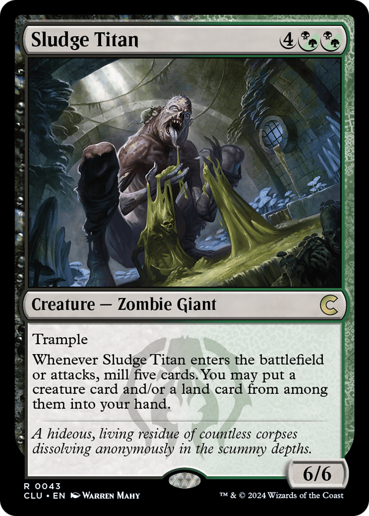 Magic: The Gathering - Sludge Titan - Ravnica: Clue Edition