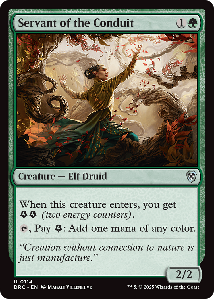 Magic: The Gathering - Servant of the Conduit - Aetherdrift Commander