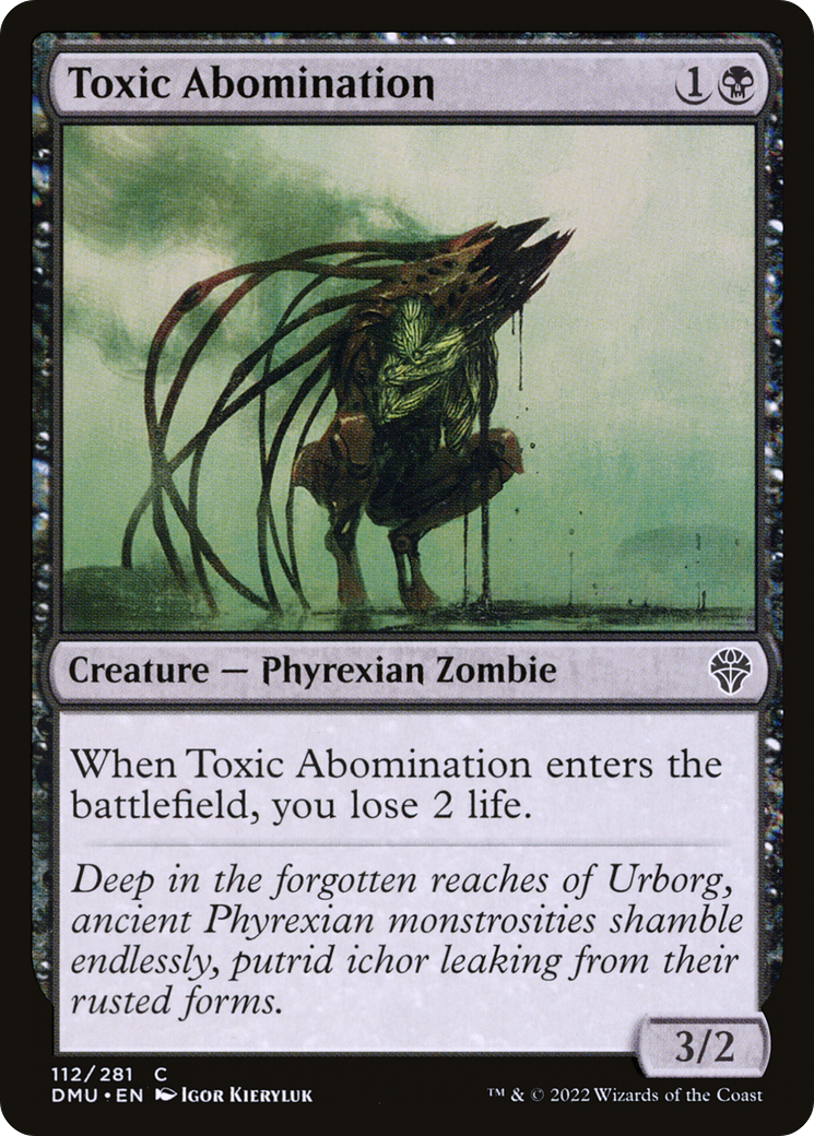 Magic: The Gathering - Toxic Abomination Foil - Dominaria United