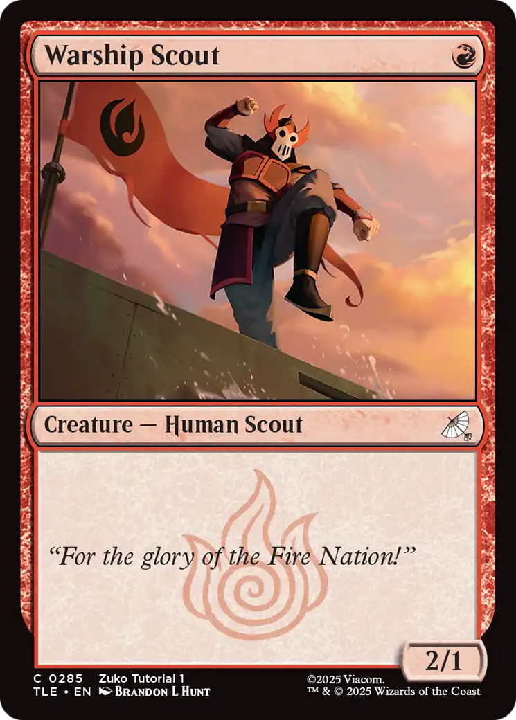 Magic: The Gathering - Warship Scout - Avatar: The Last Airbender Eternal