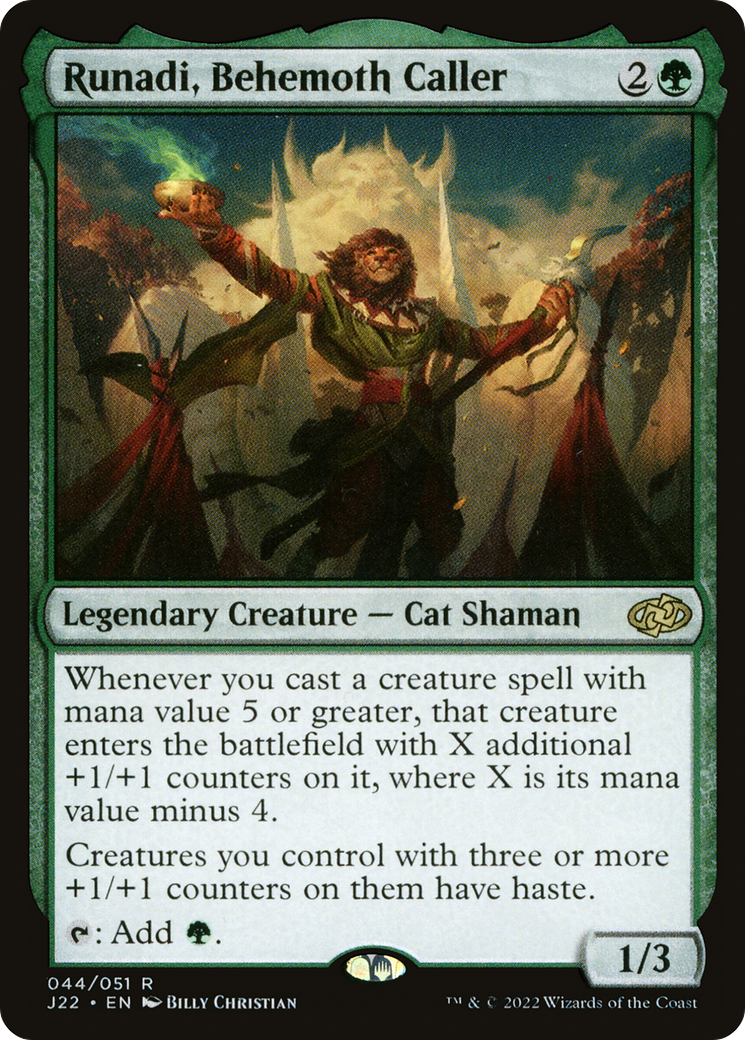 Magic: The Gathering - Runadi, Behemoth Caller - Jumpstart 2022