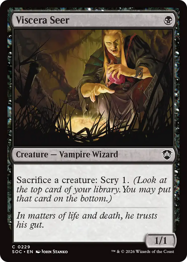 Magic: The Gathering - Viscera Seer - Secrets of Strixhaven Commander