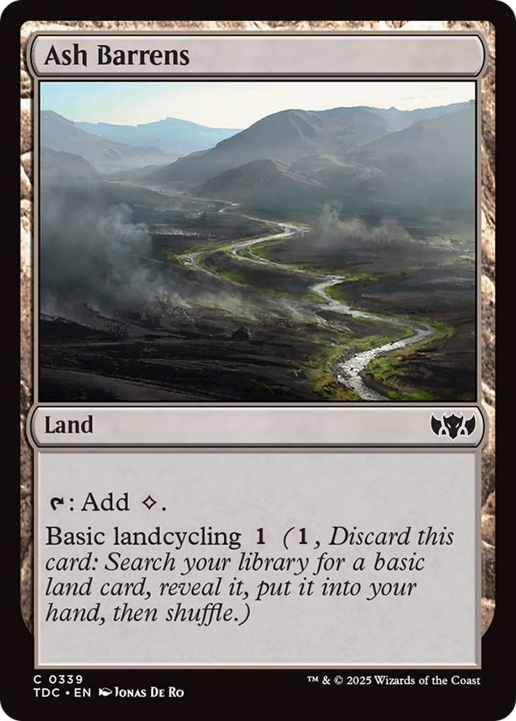 Magic: The Gathering - Ash Barrens - Tarkir: Dragonstorm Commander