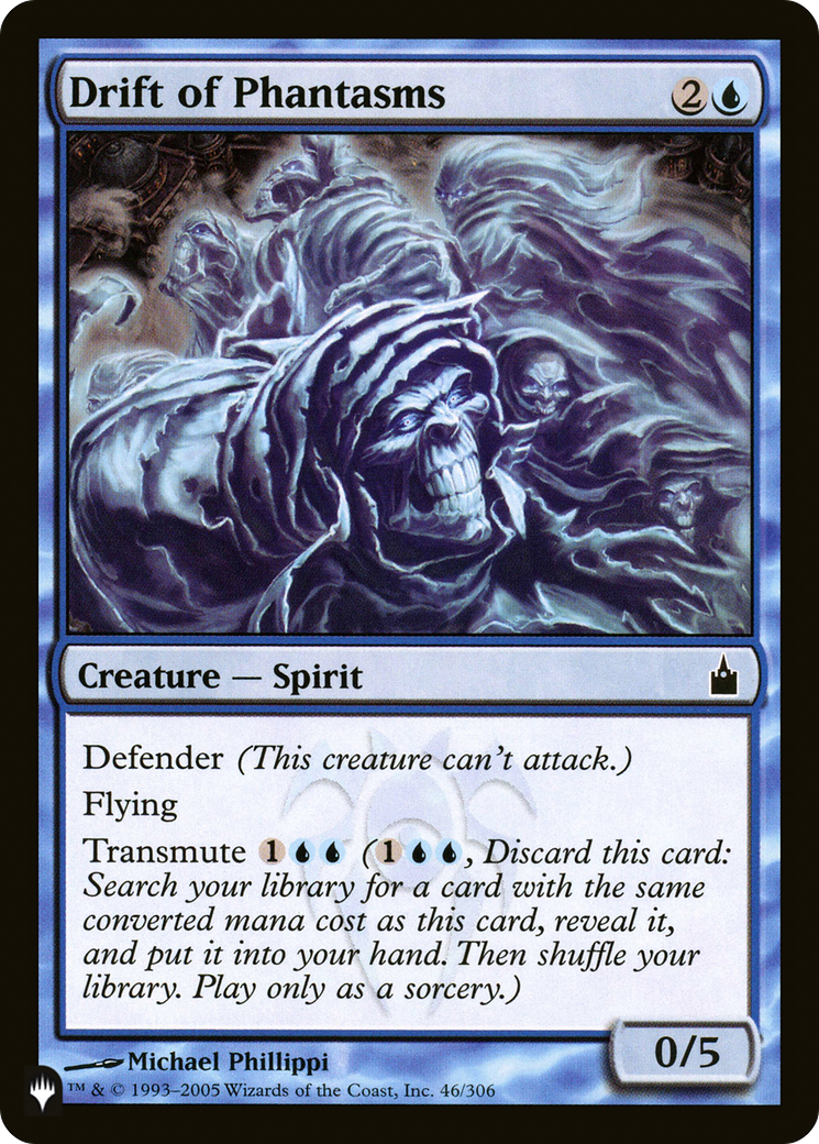 Magic: The Gathering - Drift of Phantasms - The List