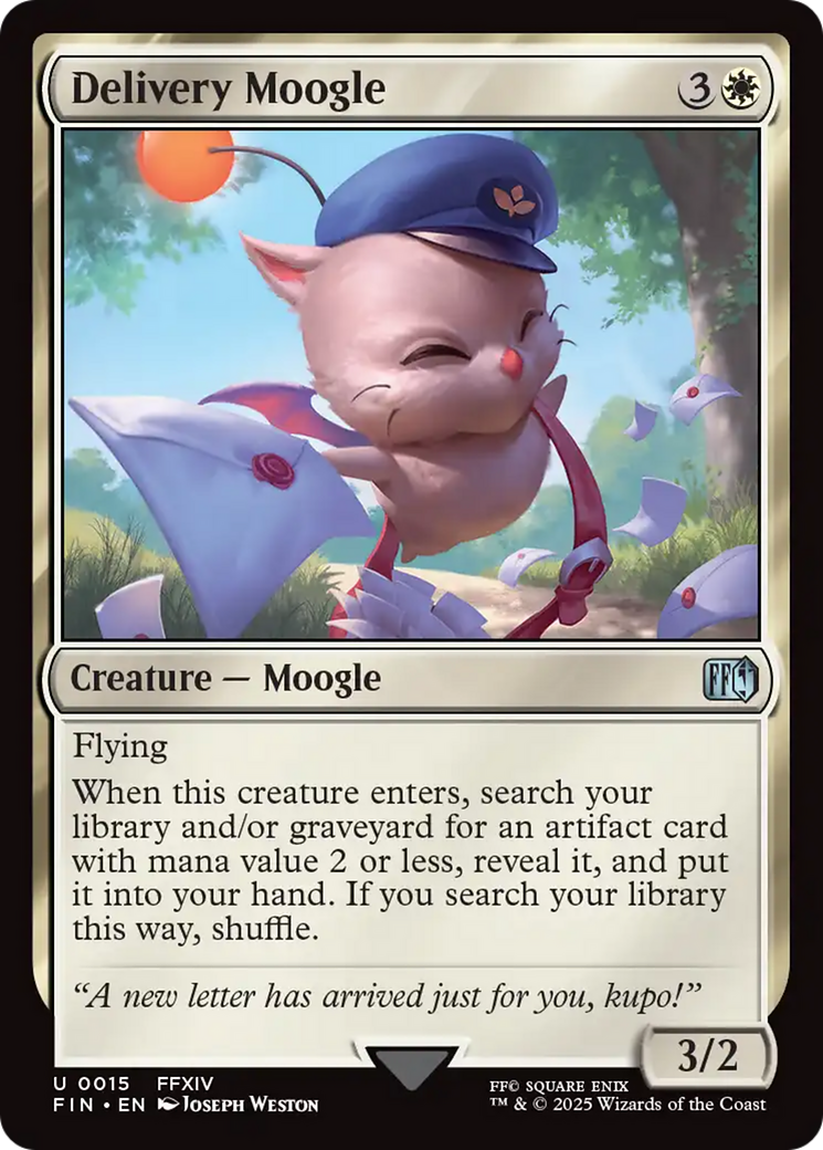 Magic: The Gathering - Delivery Moogle Foil - Final Fantasy