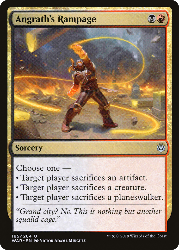Magic: The Gathering - Angrath's Rampage Foil - War of the Spark