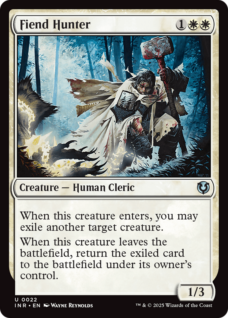 Magic: The Gathering - Fiend Hunter Foil - Innistrad Remastered