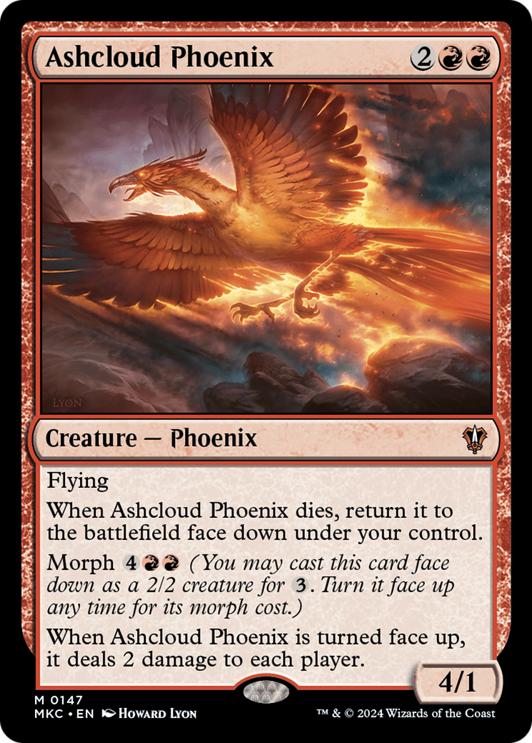 Magic: The Gathering - Ashcloud Phoenix - Murders at Karlov Manor Commander