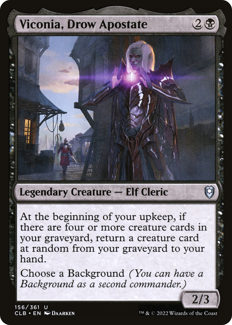 Magic: The Gathering - Viconia, Drow Apostate - Commander Legends: Battle for Baldur's Gate