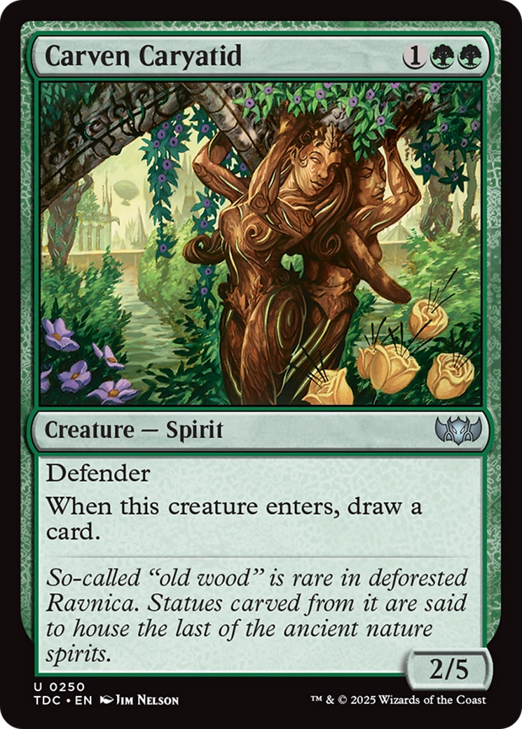 Magic: The Gathering - Carven Caryatid - Tarkir: Dragonstorm Commander
