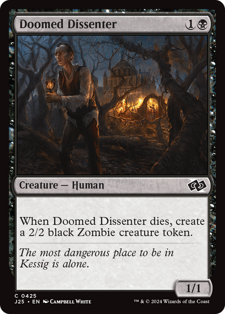 Magic: The Gathering - Doomed Dissenter - Foundations Jumpstart