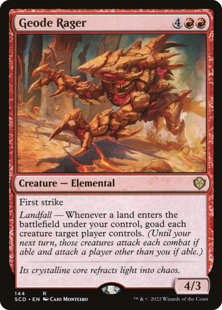 Magic: The Gathering - Geode Rager - Starter Commander Decks