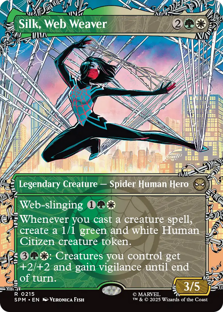 Magic: The Gathering - Silk, Web Weaver Foil - Marvel's Spider-Man