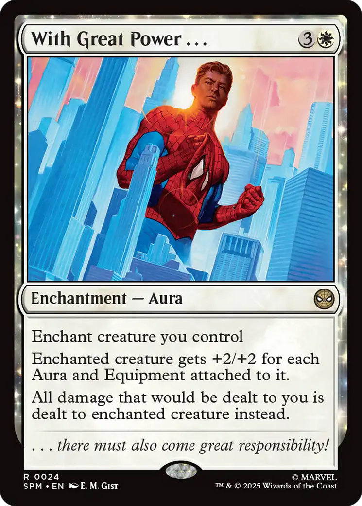 Magic: The Gathering - With Great Power... Foil - Marvel's Spider-Man