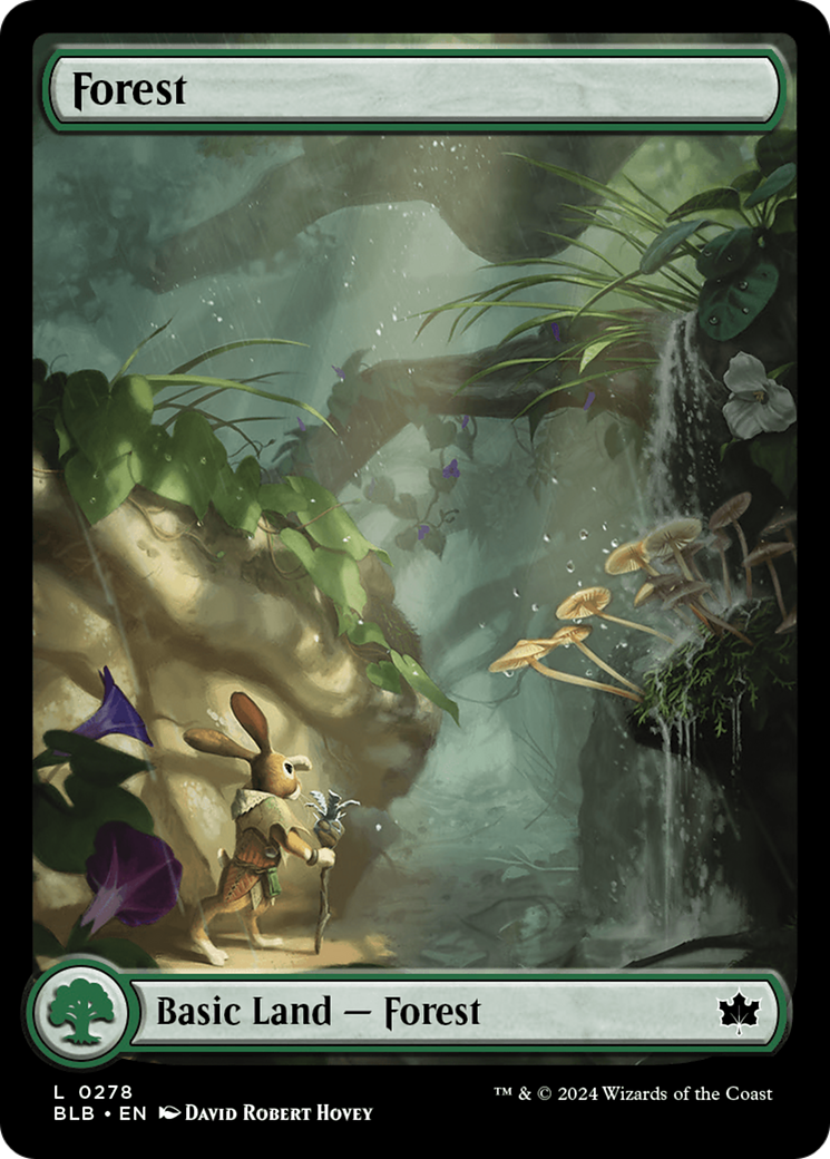 Magic: The Gathering - Forest #278 Foil - Bloomburrow
