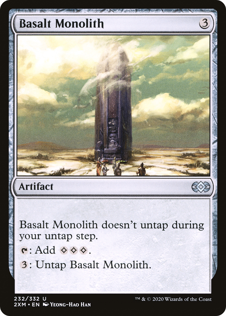 Magic: The Gathering - Basalt Monolith Foil - Double Masters