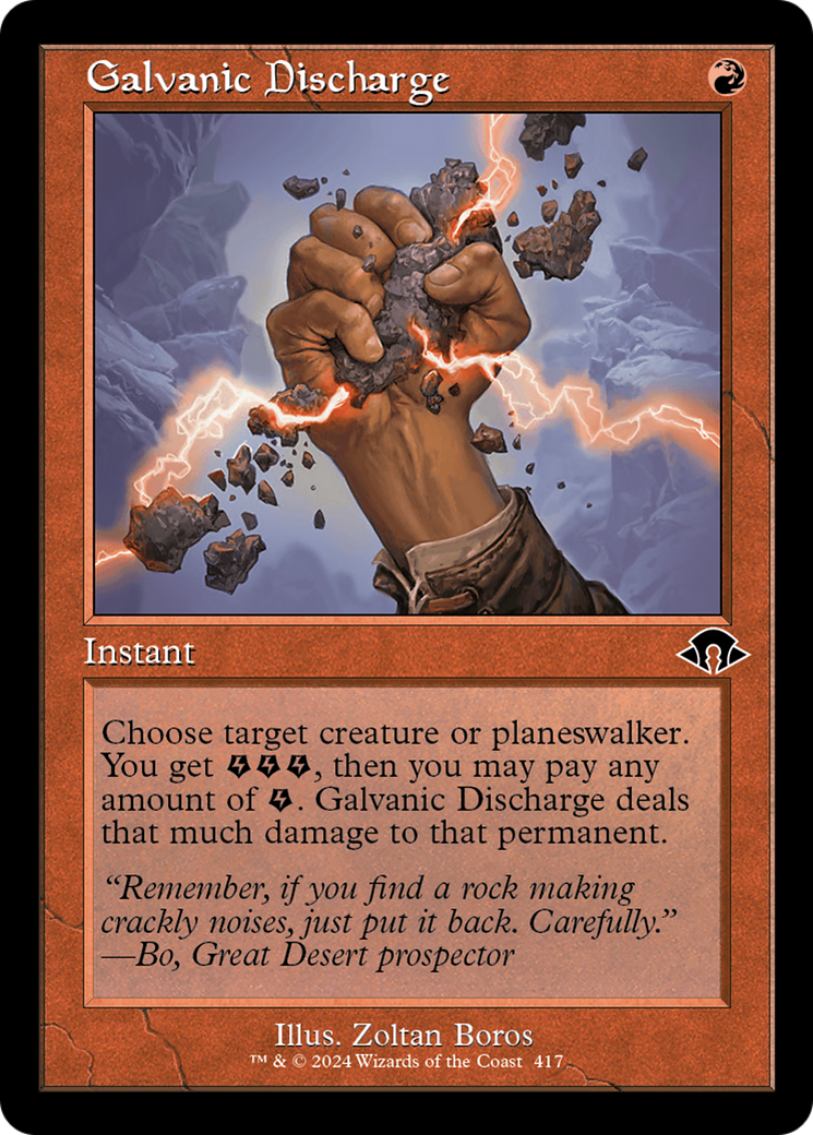 Magic: The Gathering - Galvanic Discharge Foil - Modern Horizons 3