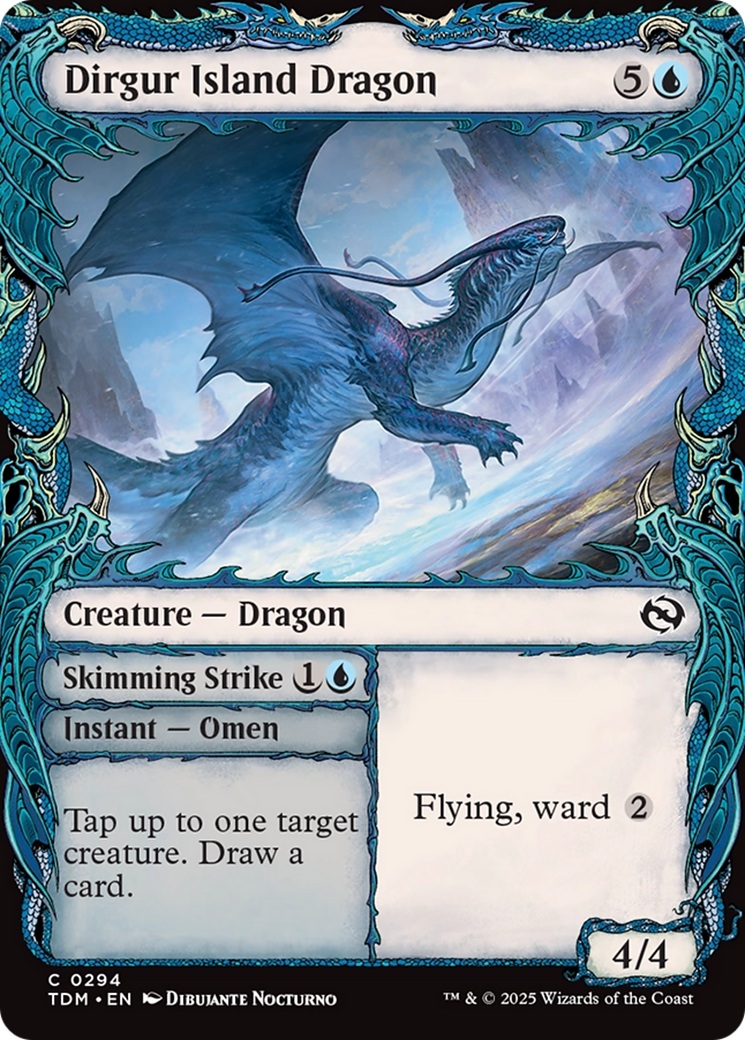 Magic: The Gathering - Dirgur Island Dragon // Skimming Strike - Tarkir: Dragonstorm