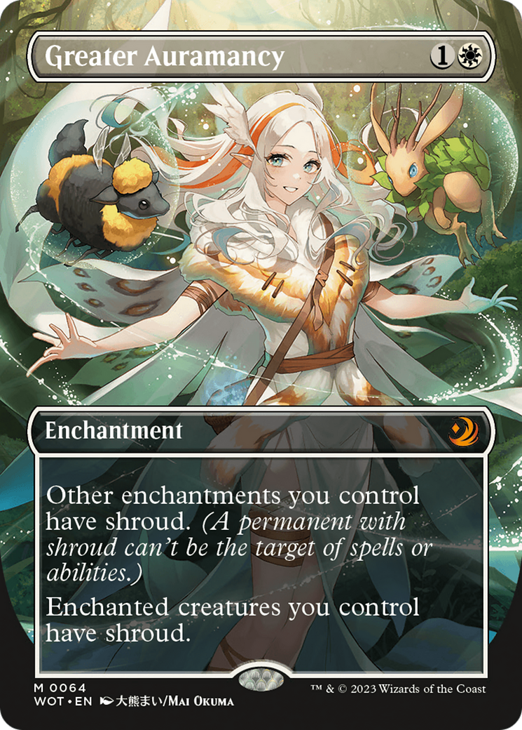 Magic: The Gathering - Greater Auramancy Foil - Wilds of Eldraine: Enchanting Tales