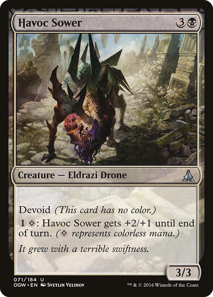 Magic: The Gathering - Havoc Sower Foil - Oath of the Gatewatch