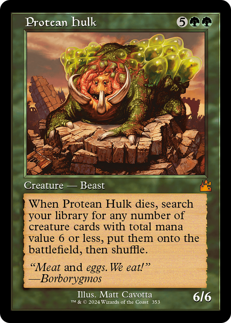 Magic: The Gathering - Protean Hulk - Ravnica Remastered