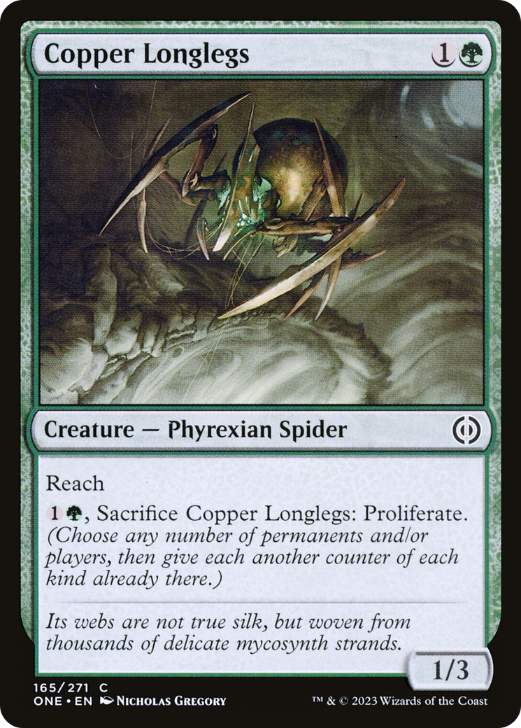 Magic: The Gathering - Copper Longlegs Foil - Phyrexia: All Will Be One