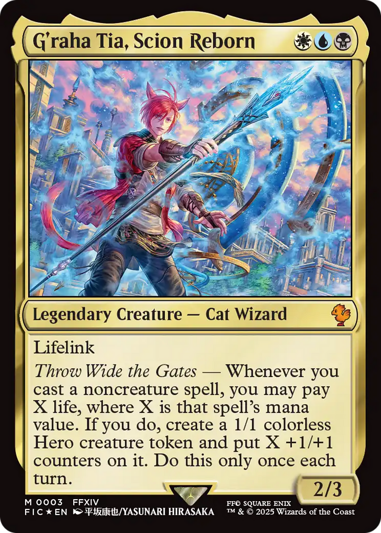 Magic: The Gathering - G'raha Tia, Scion Reborn - Final Fantasy Commander