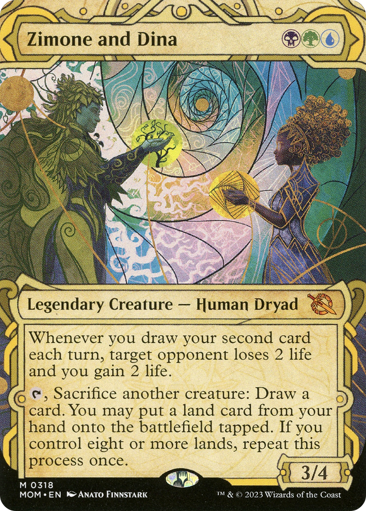 Magic: The Gathering - Zimone and Dina Foil - March of the Machine
