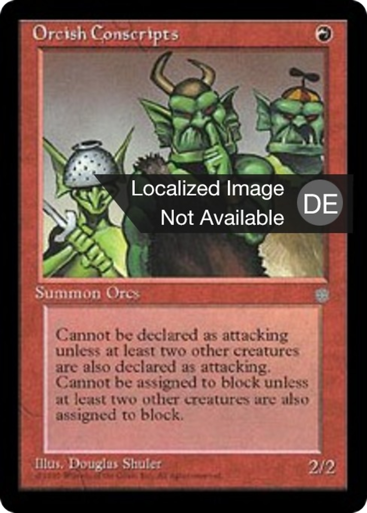 Magic: The Gathering - Orkrekruten - Ice Age