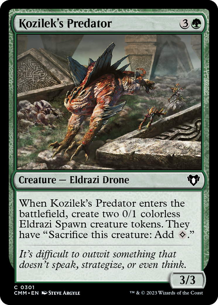 Magic: The Gathering - Kozilek's Predator - Commander Masters