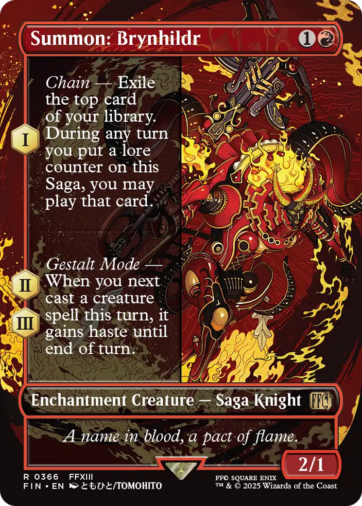 Magic: The Gathering - Summon: Brynhildr Foil - Final Fantasy